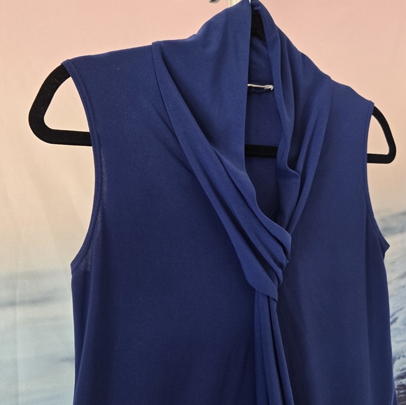 Royal Blue Sleeveless Top | Ladies Size Medium - Picture 1 of 8